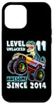 iPhone 12 Pro Max Level 11 Unlocked T Rex Monster Truck Dinosaur 11th Birthday Case