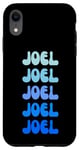 Coque pour iPhone XR Joel Personal Name Custom Customized Personalized