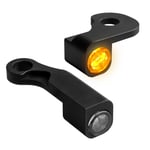 Mini heinz bikes - Styrblinkers nano series amber klar svart blinkers