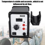 868D 700W Digital Display Hot Air Gun Heat Gun Rework Station With 5 Nozzles BLW