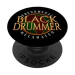 Phénoménal Black Drummer HBCU fanfare fanfare PopSockets PopGrip Adhésif