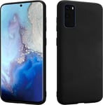 Hsp Coque Hsp Coque Noire Compatible Avec Samsung Galaxy S20 | Étui En Silicone Tpu De Qualité Supérieure | Pour Le Chargement À Induction | Résistant Aux Rayures Et Aux Chocs | Surface Mate | Mince