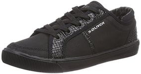 s.Oliver Women's 2360 Low-Top Trainer Black Size: 8