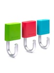 Thumbs Up! Wall hook padlock (set of 3)