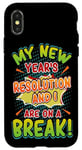 iPhone X/XS New Year’s Resolution on Break Happy New Year Case