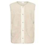 Knowledge Cotton Teddy Crew Neck Vest Dam