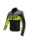 Shot Race Gear Endurojakke Lite 3.0, Sort/Neongul