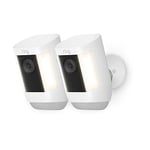 Ring Spotlight Cam Pro Wired | Outdoor Security Camera 1080p HDR Video, 3D Motion Detection, Bird's-Eye View, LED Spotlights, alternative to CCTV | 30-day free trial of Ring Home