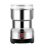 Electric Coffee Bean Grinder, Multifunction Smash Machine, 200W Electric Cereal Grain Grinder, Low Noise Food Spice Grinder and Spice Grinder for Coffee Bean, Nut, Spices, Seeds, Grains and Coffee