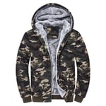 EIJFKNC Veste Femme À Capuche Hiver Femme Manteau d'hiver Femme Parka Veste d'hiver Chaud Femme, Camouflage   1, XXL