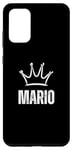 Coque pour Galaxy S20+ Couronne King Mario – Prénom personnalisé anniversaire #1 gagnant