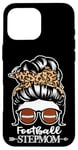 iPhone 16 Pro Max Football Stepmom Messy Bun Hair Football Player Stepmom Case