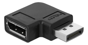 DELOCK DisplayPort 1.4 Adapter male to female 90° right angled 8K 60 H