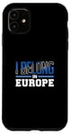 Coque pour iPhone 11 Europe Lover Italie Allemagne Vacances European Vacay