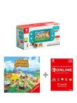 Nintendo Switch Lite Handheld Console, Turquoise, Timmy & Tommy's Edition with Animal Crossing: New Horizons & 12-Month Nintendo Switch Online Individ