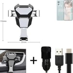 Car holder air vent mount for Oukitel C33 cell phone mount