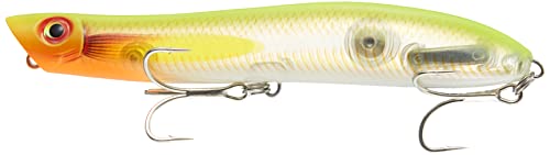 Rapala - Leurre de Pêche MaxRap Walk'n Roll - Matériel de Pêche avec Construction Solide - Leurre Pêche en Mer - Fabriqué en Estonie - Prof de Nage Surface - Taille 13 cm / 29 g - Flake Hot Chartreuse