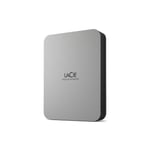 LaCie Mobile Drive Moon Silver USB-C STLP5000400 Extern hårddisk - 5TB