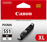 Canon 6443B001 Cli-551bk XL Cartouche D'Origine Noir Pour Pixma MG6350/MG5450