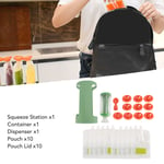 Baby Food Pouch Maker Fruit Puree Filling Station Dishwasher Safe For Travel