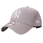 NEW ERA MENS 9FORTY BASEBALL CAP.GENUINE NEW YORK YANKEES GREY ADJUSTABLE HAT 40