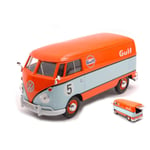 VW TYPE 2 T1 DELIVERY VAN N.5 GULF 1961 1:24 MotorMax Auto Stradali Die Cast