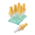 Eddingtons Ice Cream Cone Lolly Mould - Set of 6 Homemade Ice Pops/Lollies