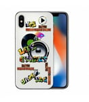 Coque Iphone XS MAX tag graffiti urban transparente