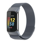 Milanese Loop Armband Fitbit Charge 6 Grå