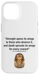 Coque pour iPhone 14 The Egyptian Pharaoh King Tut Mask Tutankhamun Quotes