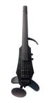 NS DESIGN WAV5-VN-BK NS 5-str. Electric Violin, Transparent Black