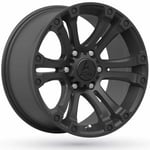 American Elite Wheels Hero Matt Black 9x18 6/114,3 ET12 B66