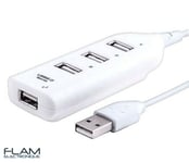 USB HUB rallonge 4x port USB 2.0 extension cable. NEUF / NEW