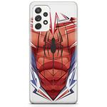 ERT GROUP mobile phone case for Samsung A52 5G / A52 LTE 4G / A52S 5G original and officially Licensed Marvel pattern Spider Man 005 adapted to the shape of the mobile phone, partially transparent