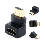 Hdmi Adapter Connector 90 Degree Right Angle Or 270 M B Degrees
