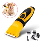 BCXGS Electric Pet Grooming Clippers, Professional Grooming Trimming Kit, Rechargeable Dog Hair Clippers with 4 Comb Guides, Low Noise Low Vibration