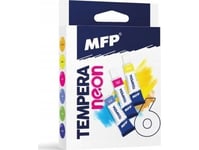 Mfp Papper Temperafärg 6St 12Ml Neon 6300607