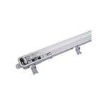 Silamp - Kit de Réglette led étanche + 1 Tube Néon led 150cm T8 22W - Blanc Froid 6000K - 8000K