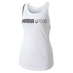 PUMA Train Logo Cross Back Tank T-shirt, Women, Black, XL