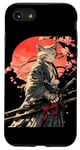 iPhone SE (2020) / 7 / 8 Cat Samurai Ninja Cat Samurai Art Ukiyo-e Case