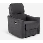 Fauteuil relax inclinable électrique avec chargeur usb Eleonora