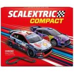 Compact Circuit - Scalextric - Chrono Masters - 2 bilar - 2 fjärrkontroller - 1:43