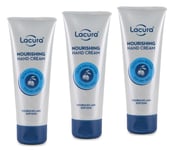 Lacura Nourishing Hand Cream With Shea Butter 75ml For Dry Skin x3