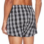 Calvin Klein Men's Boxer Wvn 3pk 0000u1732a Boxers, Multicolour (Blk/Morgan Plaid /Montague Stripe), S