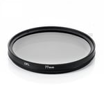 77mm CPL Polarizing Lens Filter for Canon Nikon Sony Pentax Sigma Olympus DSLR