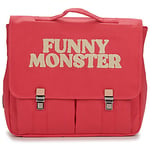 Cartable Jojo Factory  CARTABLE UNIE PINK FUNNY MONSTER 35 CM