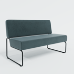 Soffa Play - Modul 130 cm, Tyg Nevotex Eros Trend 42 - Mörkblå