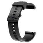 Garmin 20mm Vivomove Luxe / 3 Style Venu silikoninen ranneke - Musta