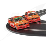 FR- Scalextric BMW E30 M3 TEA JAGERMEISTER TWIN PACK Pz.2 SLOT 1:32 - C4110A