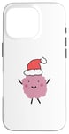 iPhone 16 Pro Christmas Pink Raspberry Funny Hat Case